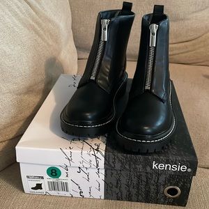 Kensie Joely Ankle Black Boot